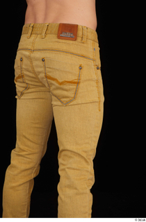 Lutro casual dressed thigh yellow jeans 0006.jpg